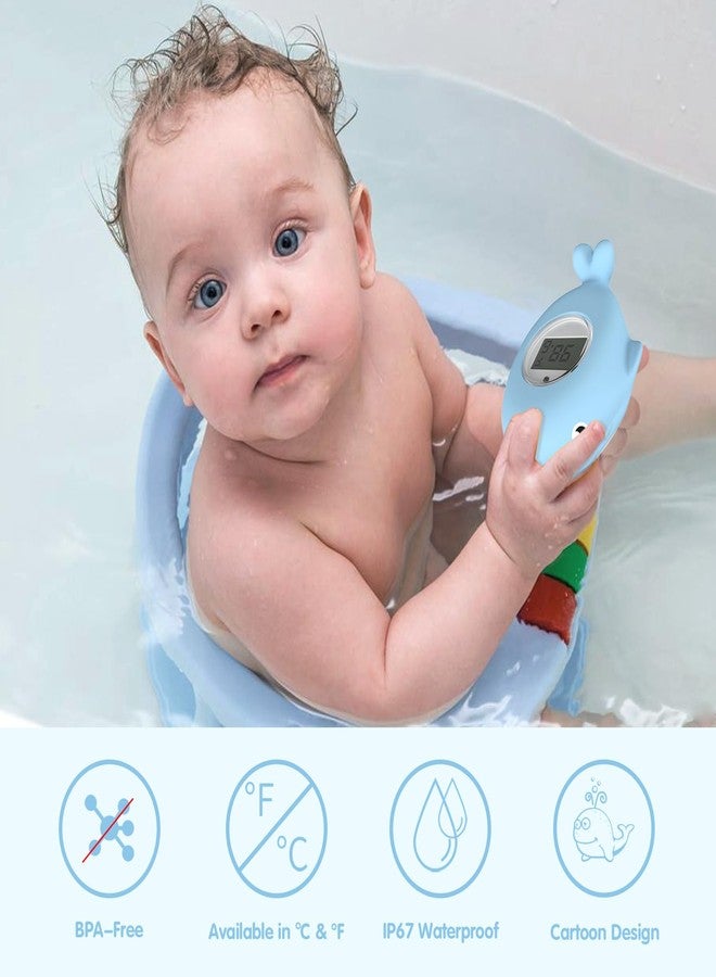 BabyElf Baby Bath Bathtub Thermometer for Infant - Safety Bath Tub Water Temperature Digital Thermometer - Floating Bathing Toy Gift for Kids Newborn Mother with Flashing Temperature Warning - Image 3