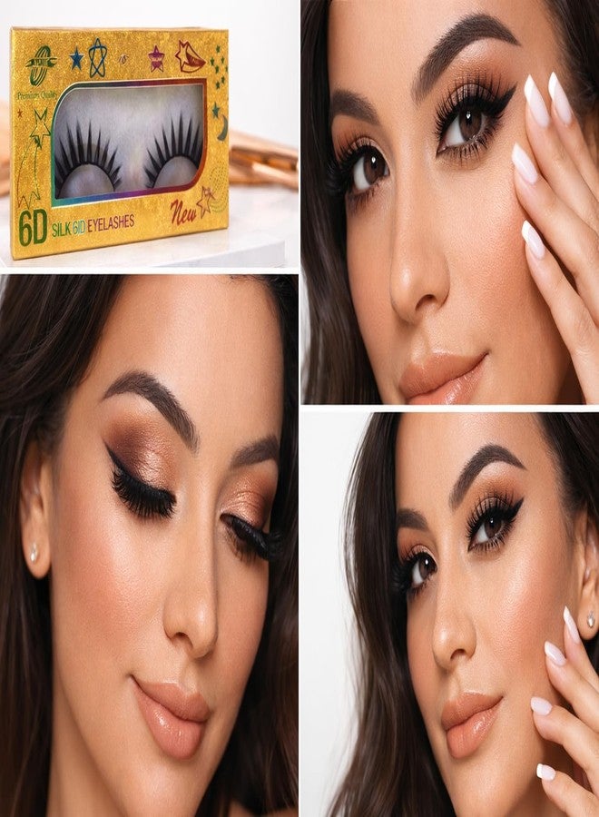 26 Cute Smile Natural Lightweight Faux Mink False Eyelashes for Women Soft, Comfortable, Reusable 5D Cat Eye Lashes, Long-Lasting, Fluttery & Wispy Eye Makeup (Pack of 2) - Image 4