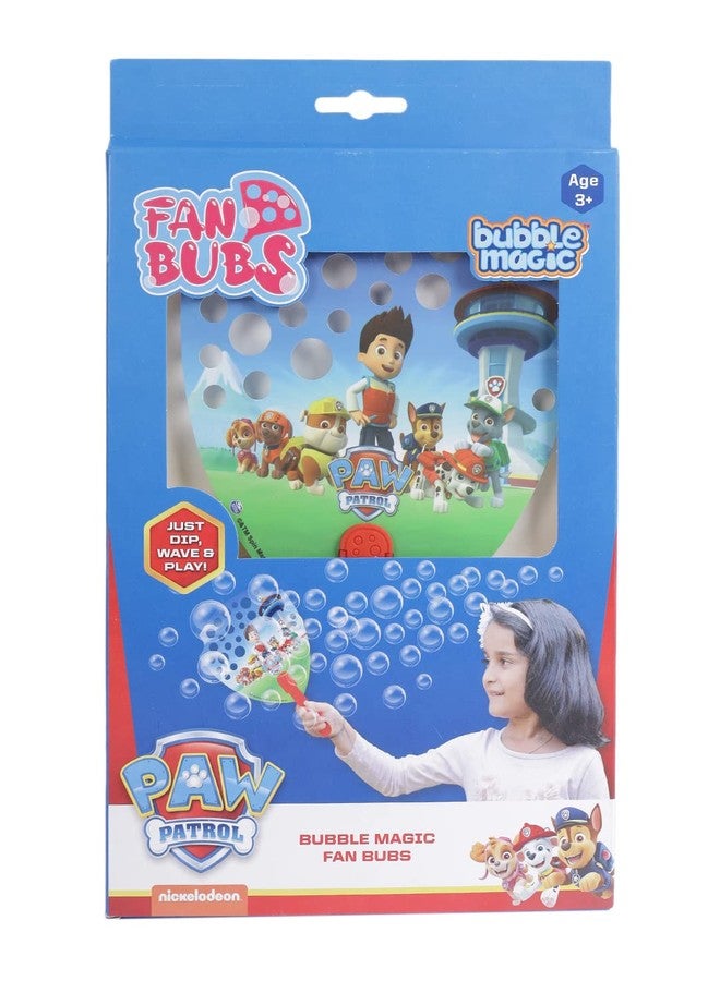 Bubble Magic Fan Bubs Paw Patrol, Bubble Solution with Hand Fan for The Kids 3 Years and Above,Multicolor,FB50004 - Image 1