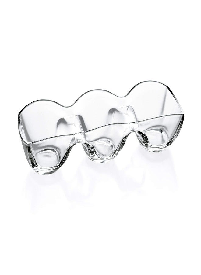 Barski - European Quality - Glass - 3 Sectional - Relish Dish - 15" Long - Made in Europe - Image 1