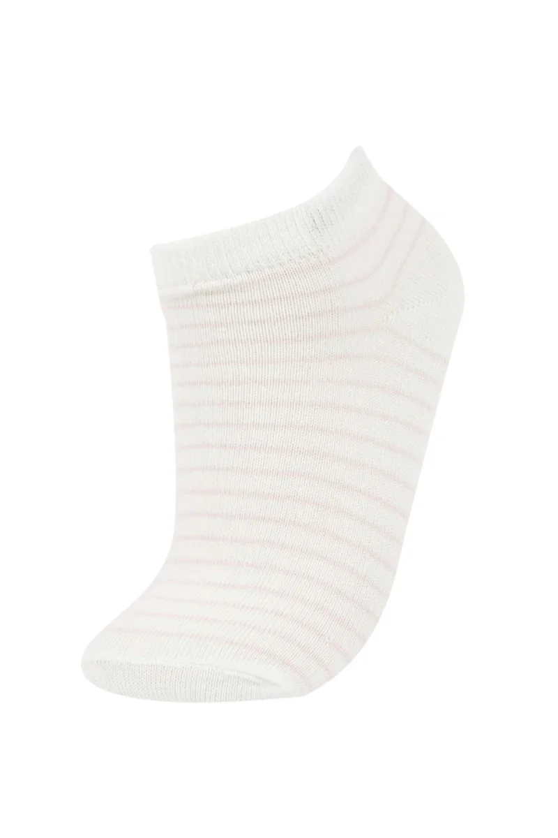 ديفاكتو Girls' Cotton 5 Pack Short Socks