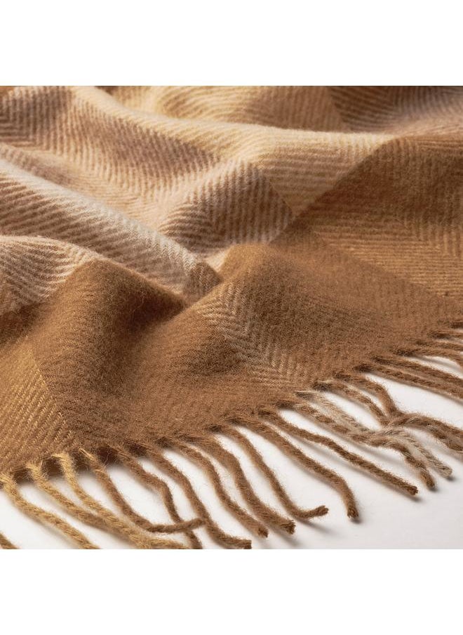 Zaboon Throw, light brown, 130x170 cm  - Image 2