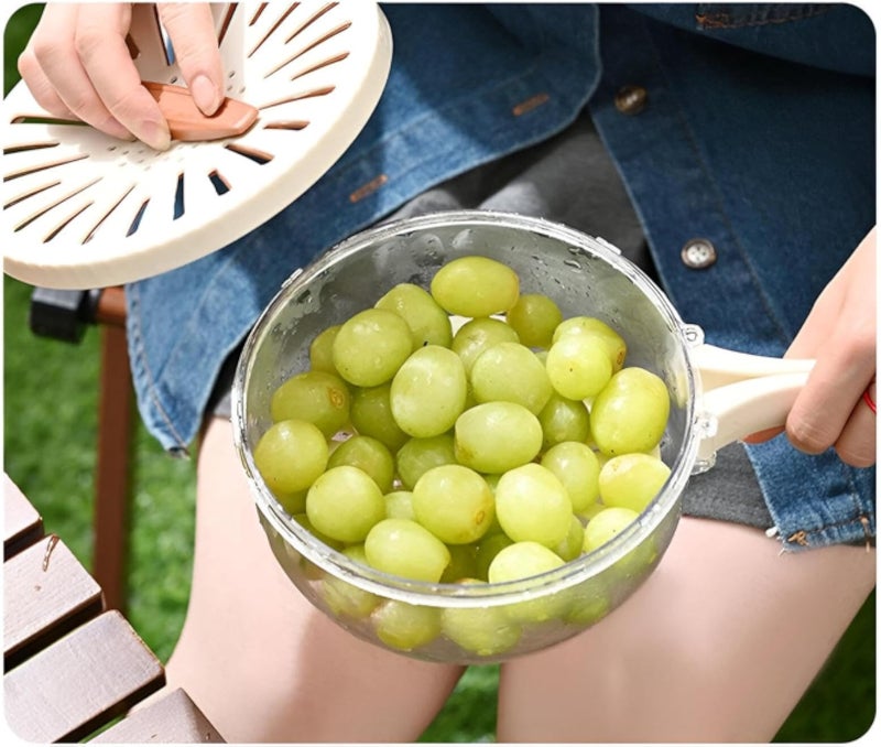 Fruit Dryer - Innovative Dehydrator for Fruits and Vegetables, Includes Refrigerator Storage Box, Easy to Use with Built-in Strainer for Multiple Applications, Food Safe and Reliable