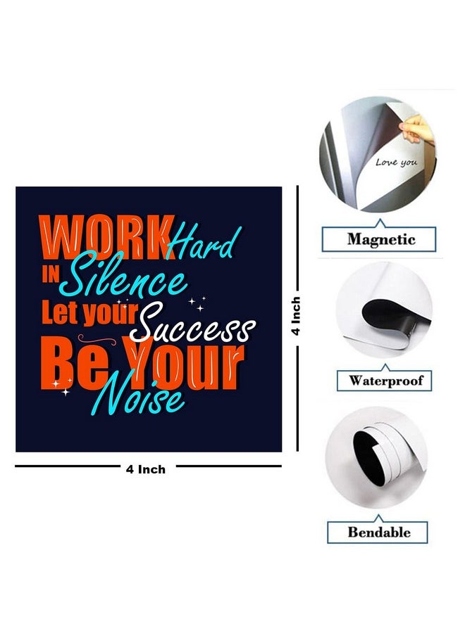 Windup Windup Fridge Magnets - Inspiration Quotes Frames - 4 x 4 inch - Set of 4 (Design -G)  - Image 3