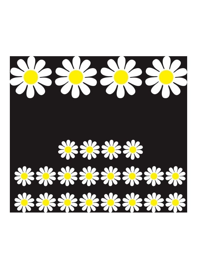 نيبمينينت طقم ملصقات للسيارة بتصميم أزهار مكون من 24 قطعة