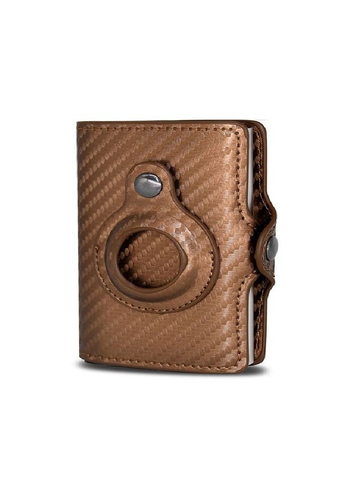 Generic - Rfid Card Holder Men Women Airtag Wallet Money Bag Leather Purse Slim Thin Wallets For Apple AirTags Tracker Air Tag - Image 1