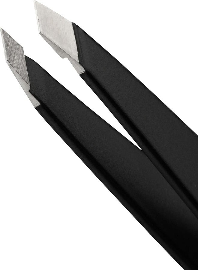 GLOBELLE Slant Tip Tweezer for Eyebrows, High Precision For Ingrown Hair, and Facial Hair, Best Eyebrow Sharp Anti-rust Tweezer for Women and Men, Ideal Facial Hair Plucker for Painless Removal - Image 2