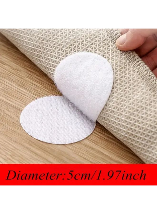 White Rug Grip Tape 15pcs Non Slip Traction Pad Anti Skid Traceless Home Use - Image 3