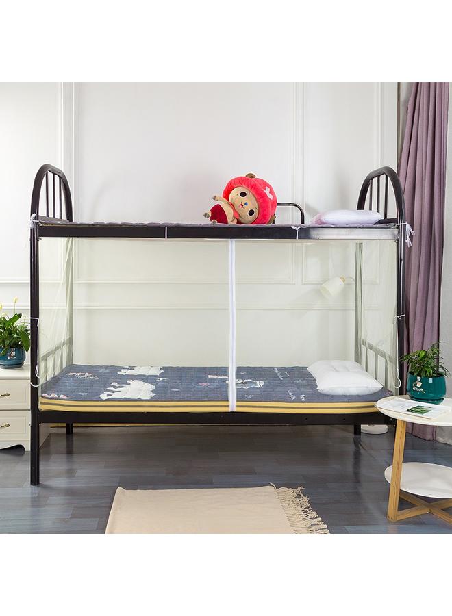 Bluejw BTV4 College Student Dormitory Zipper Mosquito Net Upper And Lower Bunk Universal Dormitory White Square Tent 0.9m Single And Double Household 1.2 - Image 1