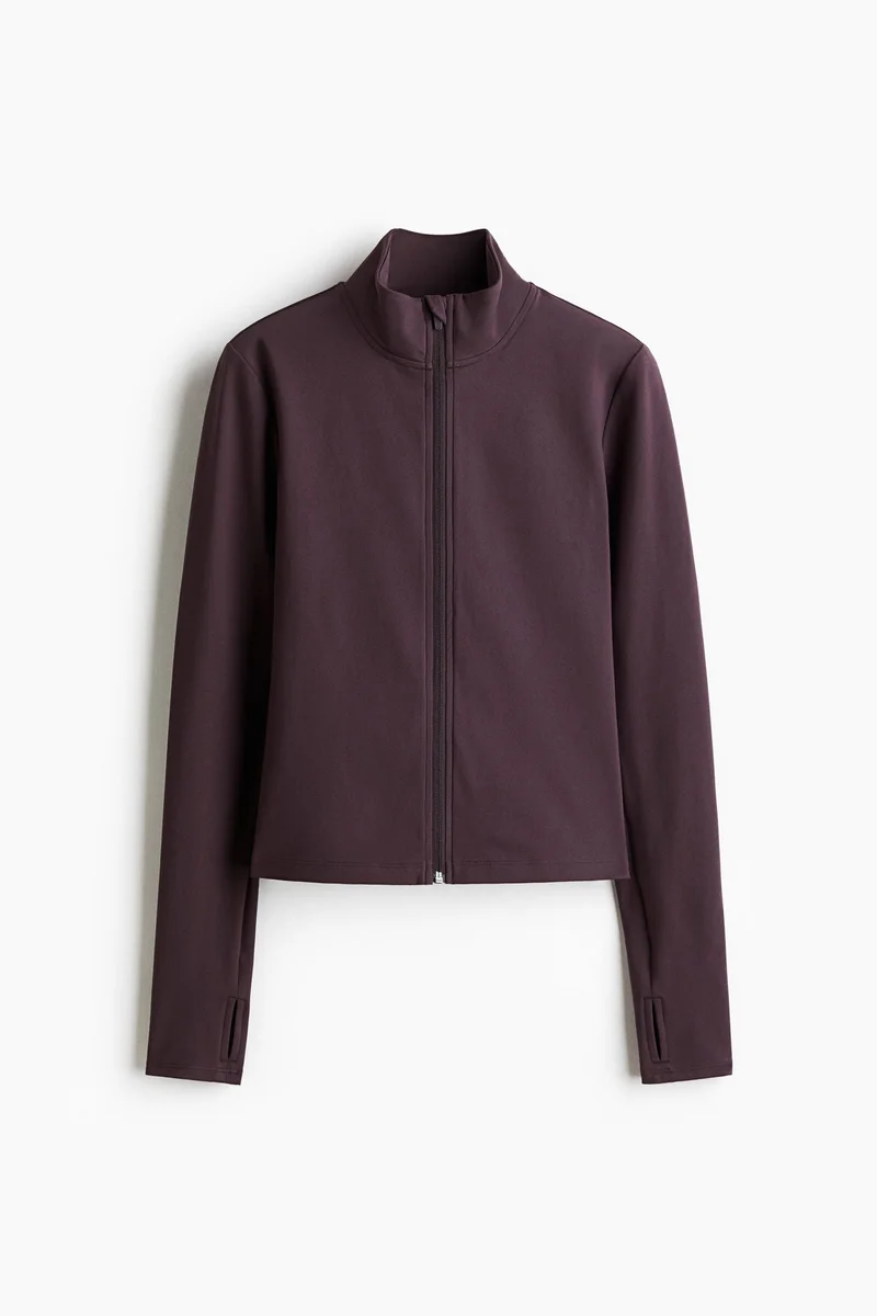 H&M SoftMove™ Zip-through sports jacket