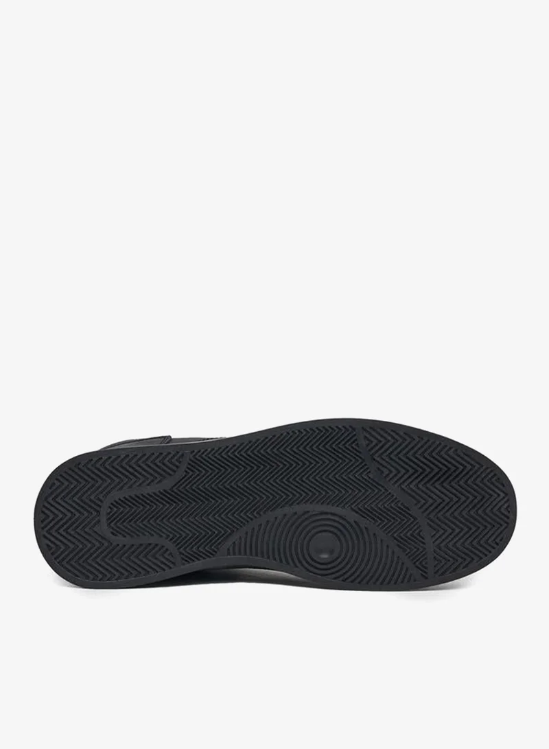 Styli Textured Lace Up Platform Sole Shoes
