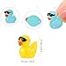 CHAKANLX 110 Pcs Mini Resin Ducks with Sunglasses 11 Colors Mini Resin Ducks Bulk Tiny Ducks Set for Potted Miniature Decoration Garden Dollhouse Cake Decoration DIY Slime Kit Craft Charms Party Toys - Image 4