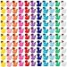 CHAKANLX 110 Pcs Mini Resin Ducks with Sunglasses 11 Colors Mini Resin Ducks Bulk Tiny Ducks Set for Potted Miniature Decoration Garden Dollhouse Cake Decoration DIY Slime Kit Craft Charms Party Toys - Image 2