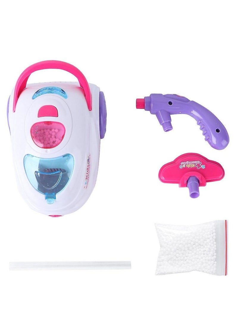 Kids Cleaning Set Plastic Interactive Detachable Vacuum Cleaner Toy Pretend Play Household Cleaning Tool with Light Plastic - Image 4