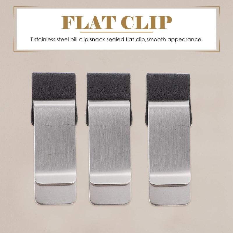 Vintage Metal Paper Clips Leather Pen Holder Set Office File Clamps For Journals - Image 5