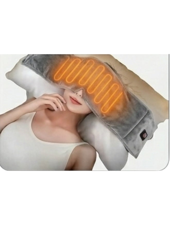 Multifunctional electric heating pad for neck, shoulders, back, and waist; heat therapy belt for heat and pain relief with adjustable heat settings; soft velvet design; USB rechargeable for use in the office, home, and while traveling. - Image 2