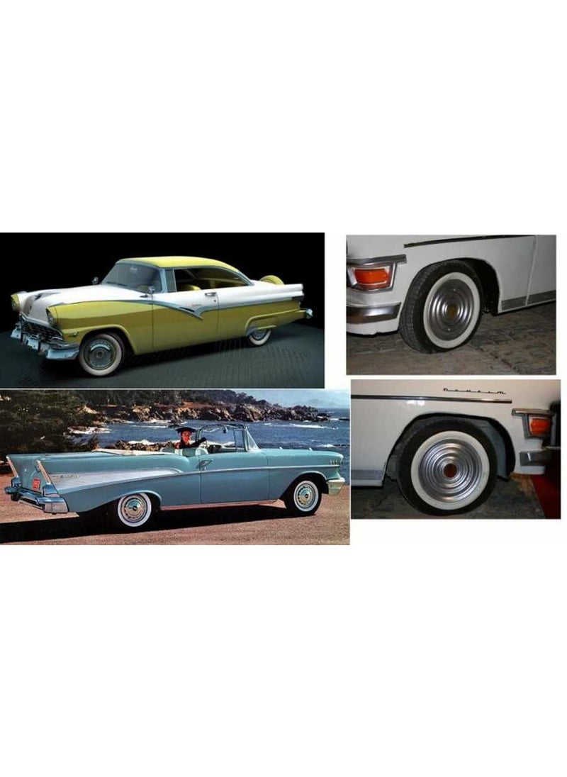 ATLAS - Tire Sidewall 14 Rim White (4Pcs) - Image 1