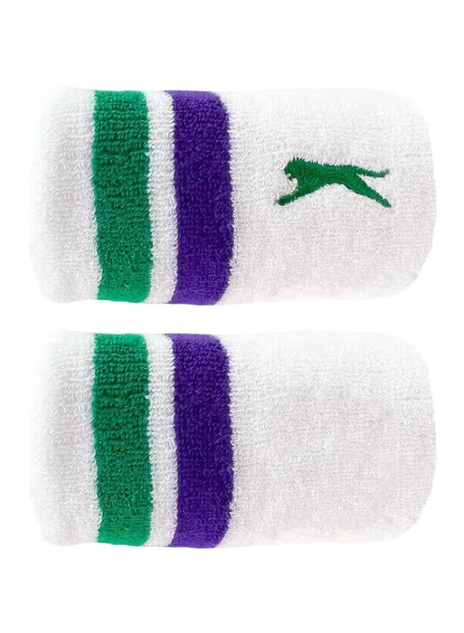 Slazenger Wrist Guards For Men And Women, Sports Fitness Sweat-Absorbing Anti-Sprain Wrist Protectors For Basketball Badminton Tennis, Sweat-Wiping, 2-Pack - Image 2