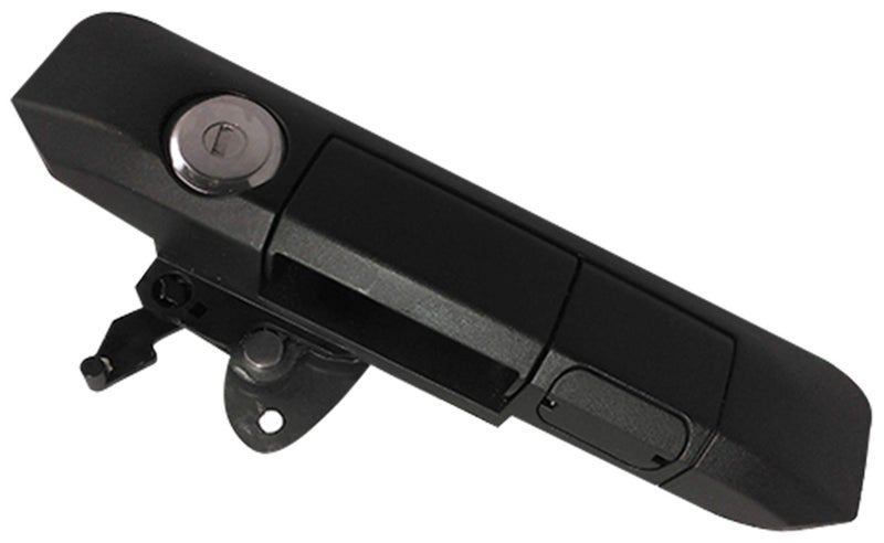 Pop Lock PL5400 Black Manual Tailgate Lock with Bolt Codeable Technology for Toyota Tacoma