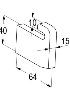 KLUDI Towel Holder 4×6 cm -Gold  - Image 2