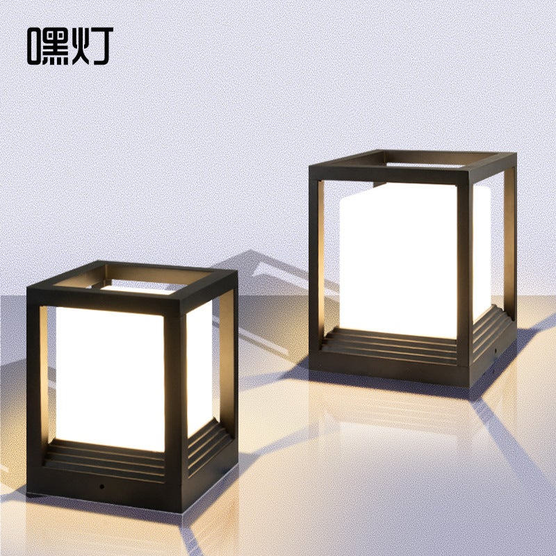 Wall Column Lamp Solar Courtyard European Style Simple Modern Wall Column Lamp Outdoor Waterproof Villa Garden Layout - Image 2