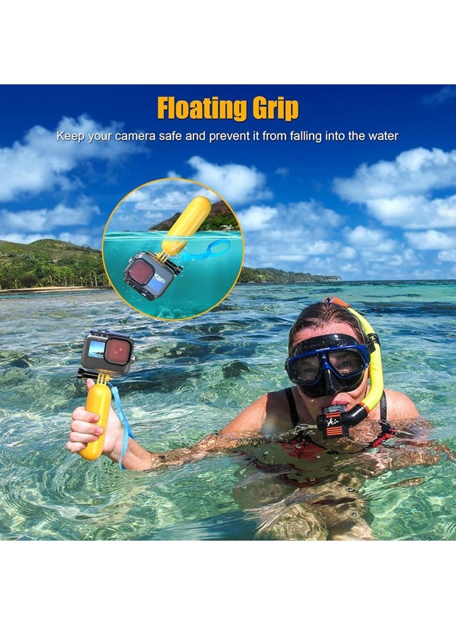 SJet - Waterproof Case with Dive Filters for GoPro Hero 13/Hero 12/Hero 11/Hero 10/Hero 9 Black, 230FT/70M Underwater Protective Housing Dive Kit, Professional Action Camera Dive Accessory - Image 1