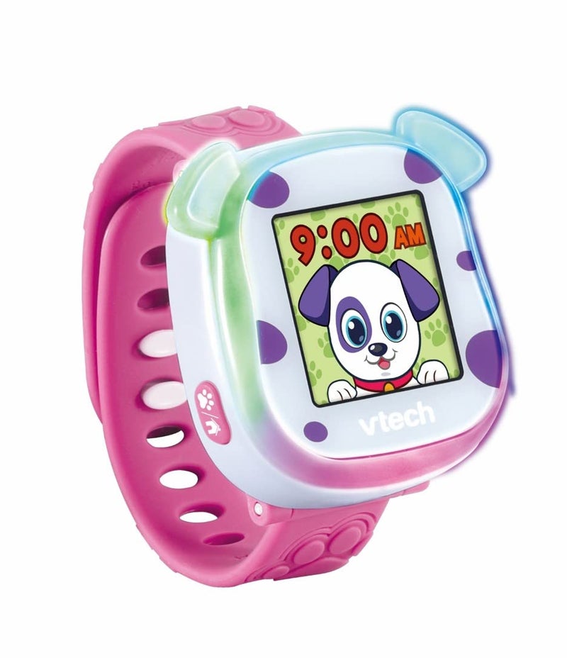 vtech في تيك 552803 ساعتي الذكية الأولى كيدي سمارت ووتش | ساعة ذكية للأطفال مع ألعاب وكاميرا وعداد خطوات | مناسبة للأولاد والبنات من 3 و 4 و 5 سنوات | وردي - Image 1