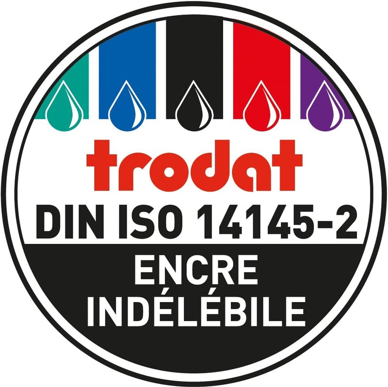 ترودات Trodat Pocket Printy Typo – ختم للاستخدام الشخصي يسمح بكتابة 4 أسطر من النص. - Image 4