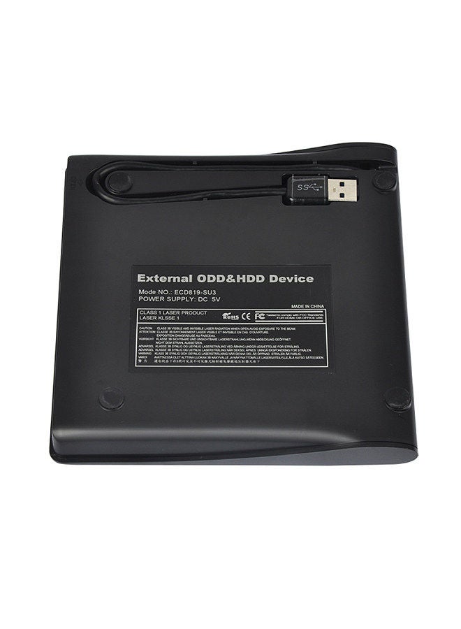 Ultra Slim Portable USB 3.0 DVD-RW External DVD Drive DVD Player Burner Writer for Linux Windows Mac OS