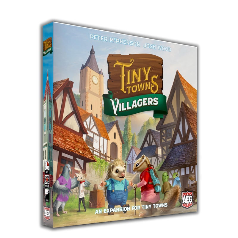 AEG Tiny Towns Villagers Expansion Talented Creatures Have Come to Visit Adds Villagers New Buildings Monuments 16 Players Ages 14 - Image 2