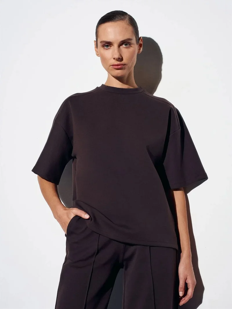 ديلفين DILVIN Oversized Crew Neck T-Shirt