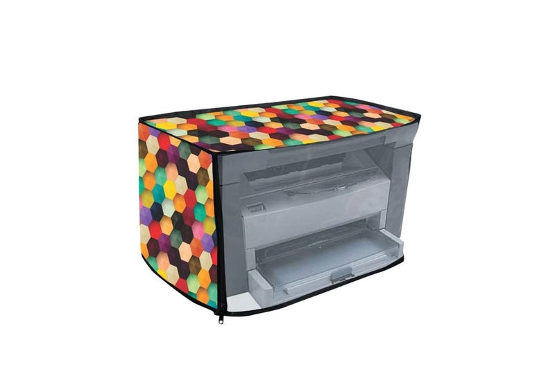 Avideco Printer Cover for HP 1005 Printer with Zipper for Dust Protection (Multicolour) - Image 1
