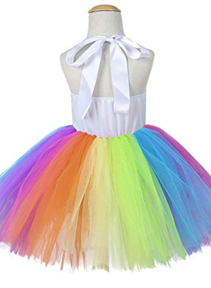 إسكدنيا Kid's Unicorn Tutu Dress with Headband XL - Image 5