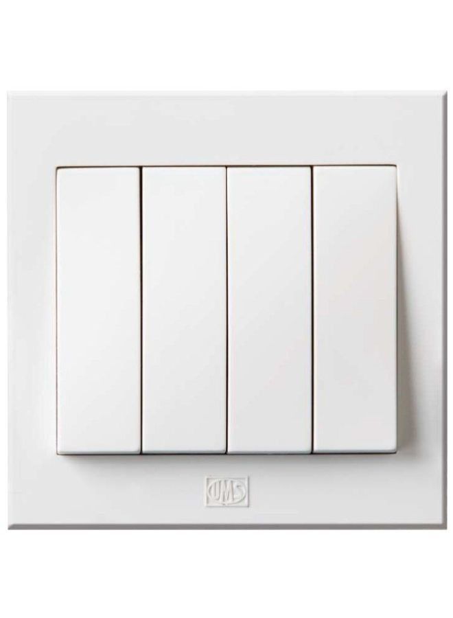 مفتاح جداري رباعي خط واحد