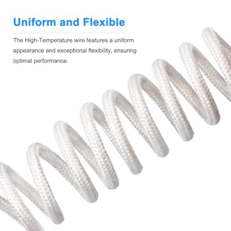 High Temperature Mica Cable 6mm² Dual-Layer Mica Fiberglass Insulation - Extreme Temperature Resistance -60°C to 500°C Flexible Heating Cable for Industrial Wiring - Image 3