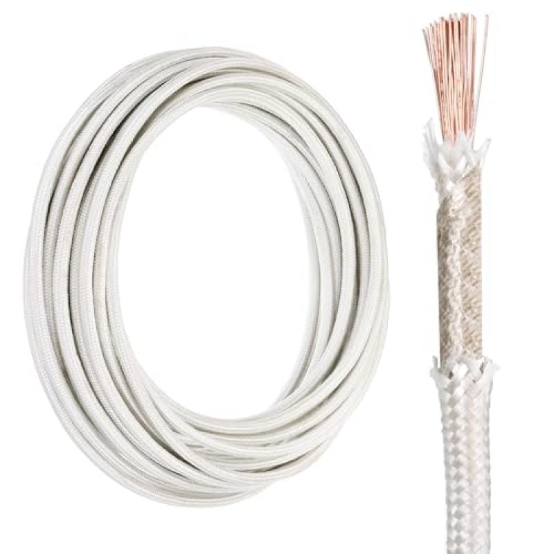 High Temperature Mica Cable 6mm² Dual-Layer Mica Fiberglass Insulation - Extreme Temperature Resistance -60°C to 500°C Flexible Heating Cable for Industrial Wiring - Image 1