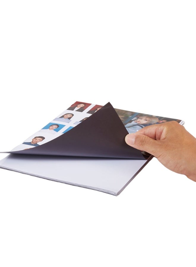 ESHANG A4 10 PCS Glossy Printable Magnetic sheets Non Adhesive 0.4mm Thinckness Thick Magnet Photo Paper for Inkjet Printers - Image 3