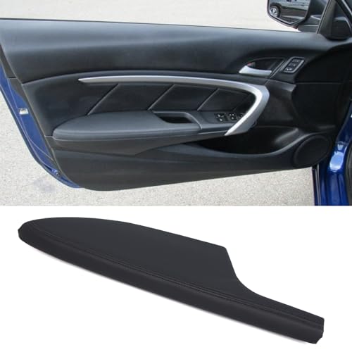 GSRECY Right Passenger Left Driver Side Black Front Door Panels Armrest Compatible with 20082012 Honda Accord Coupe 2 Door Interior Accessories Left Driver Side