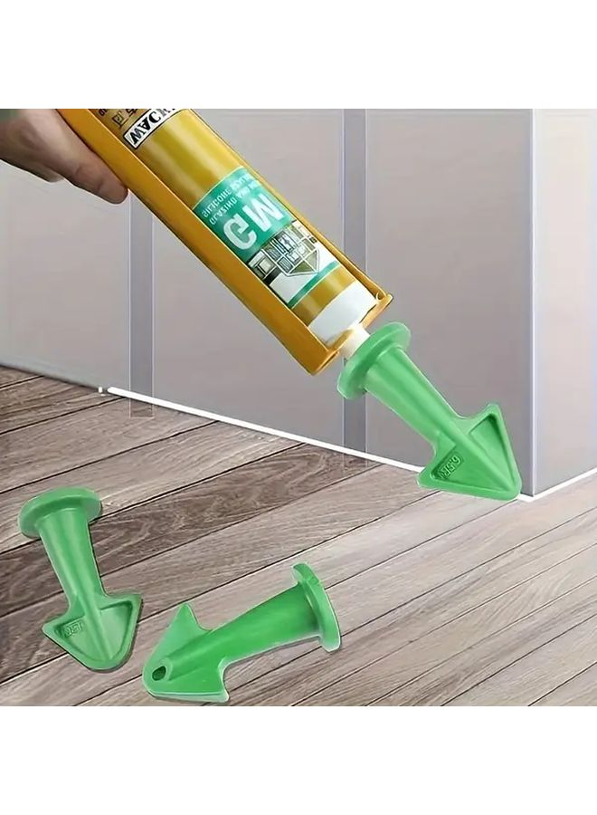 3pcs Green Plastic Grout Nozzles For Sealant Precision Tile Joint Tools Durable Indoor Outdoor Use - Image 2