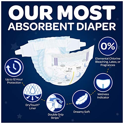 HUGGIES OverNites Diapers, Size 5 (27+ lb.), 18 ct, Overnight Diapers, Jumbo Pack (Packaging May Vary) - Image 2