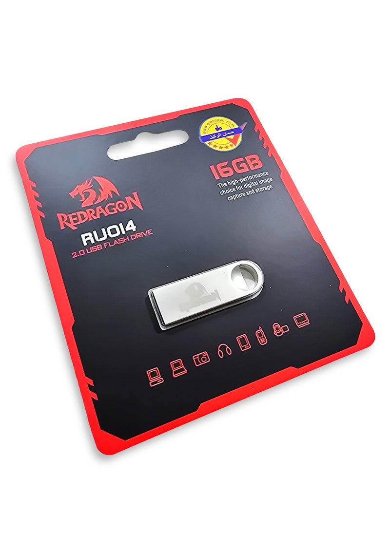 REDRAGON Flash Drive RU014 2.0 USB DRIVE 16GB high performance for digital image and storage  - Image 2