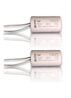 QUICK ELECTRONICS RPH Lexur Motor Capacitor RunCap Series Dry Type 4 MFDuF 440v AC With 100mm Long Wire Pack of 2 4 MFDuF  - Image 1