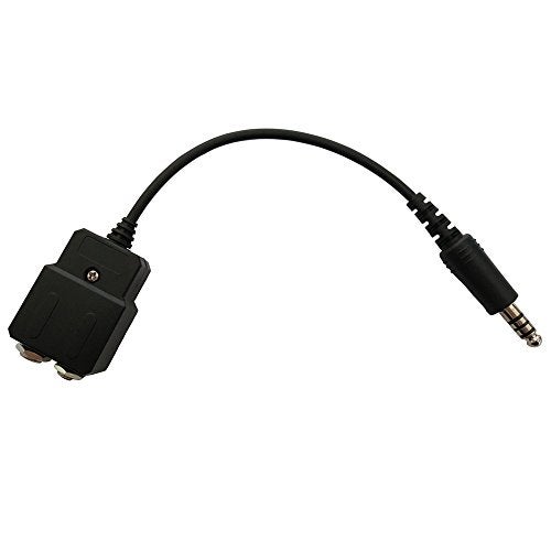 UFQ GA-H General Aviation to Helicopter Headset Adapter Adapt Your GA Headset with Twin Plugs to a Helicopter with U174U Plug. Compatible with Most Major Brand Pilot Headsets,Durable,Reliabilty - Image 3