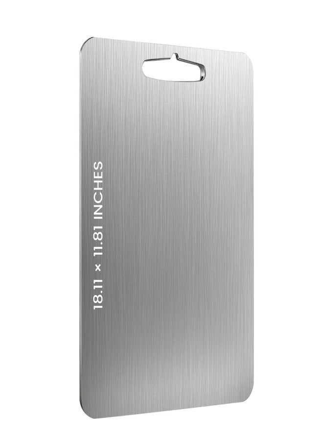 EBTULF Titanium Alloy Cutting Board Pure Titanium Cutting Board，Double-Sided Versatility，The 2026 New Model for Meat，Vegetables， and Fruits - Image 1