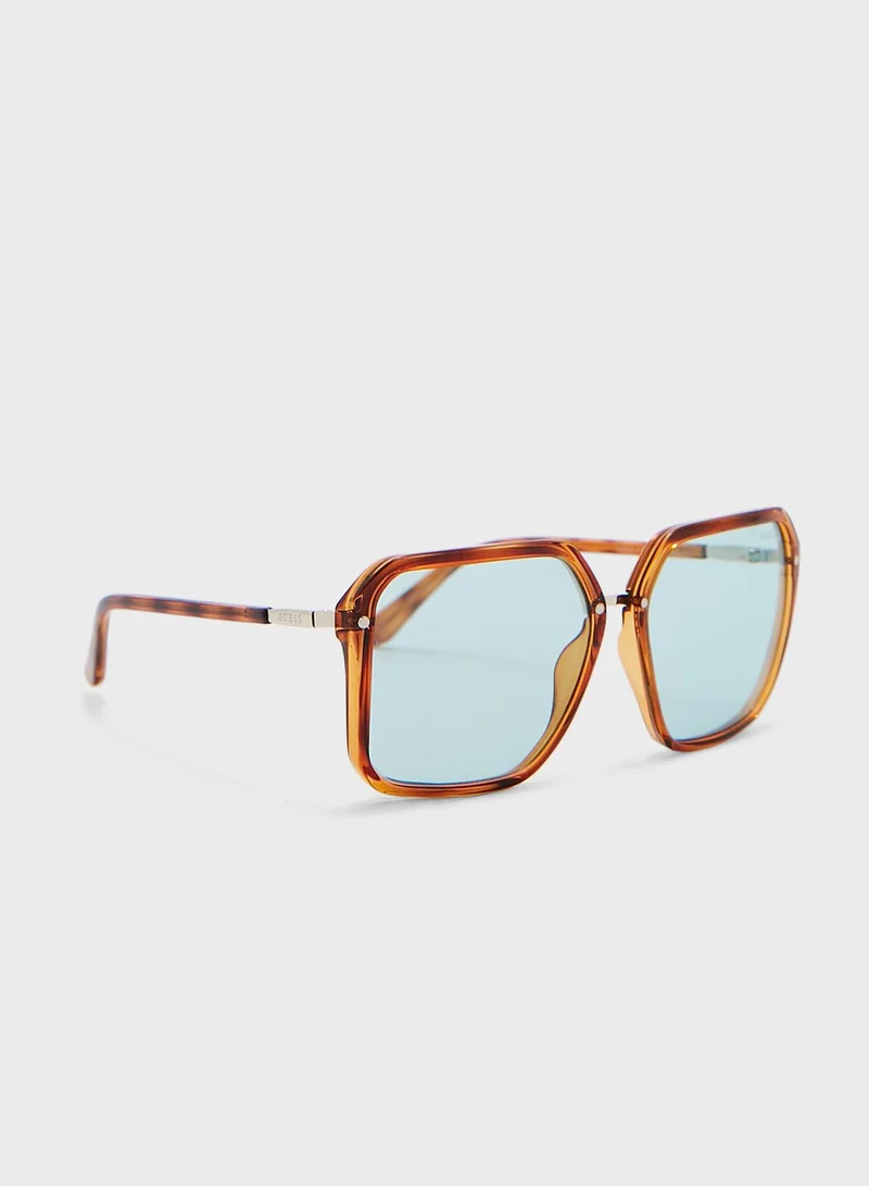 GUESS Modified Rectangle Sunglasses