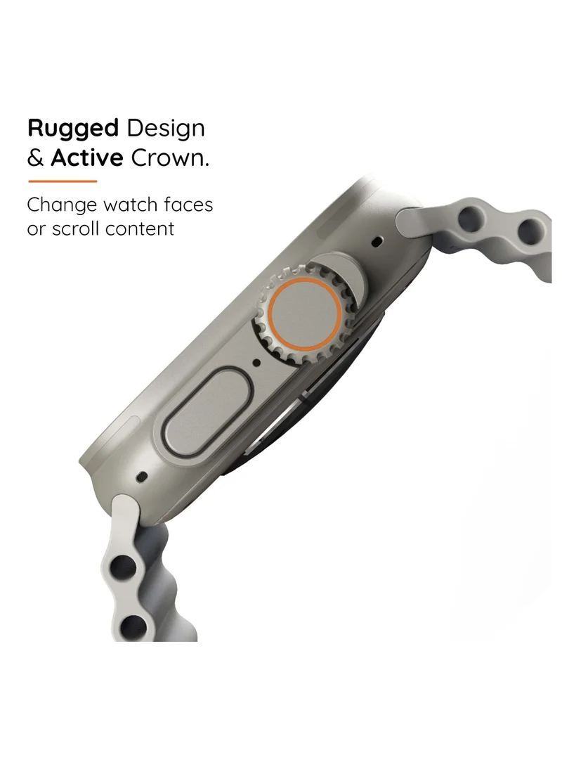 Pebble Cosmos Engage 1.95" IPS Always on Display Smartwatch, Wireless charging, IP67 Water & Dust Resistance, Compatible with Android & iOS, 20+ Sports Modes, 100+Cloud Based Watch Faces, Starlight