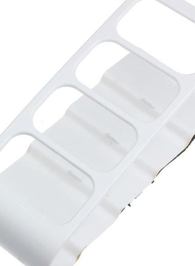 Loquat Multi Compartment TV Remote Control Storage Organizer White  - Image 2