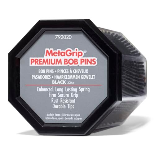 MetaGrip Black Premium Bobby Pins, 300 Count - Image 1