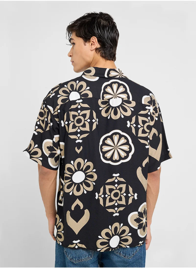 جاك اند جونز Jjeurban Printed Regular Fit Shirt