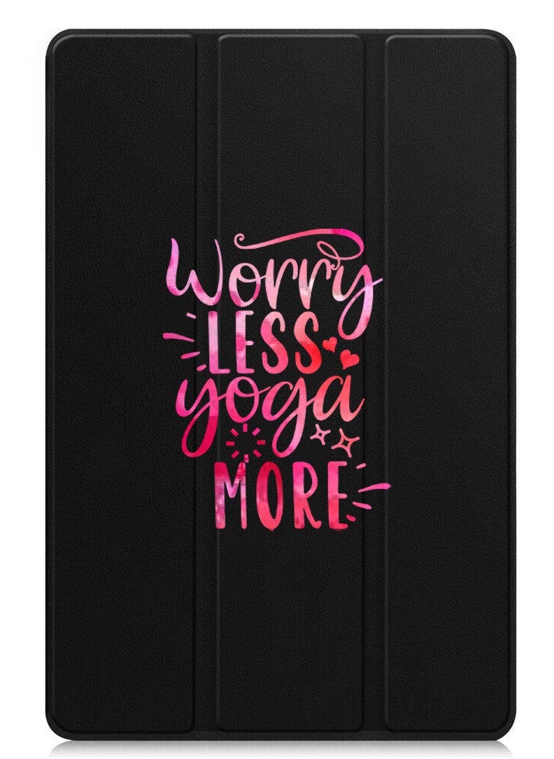 Theodor - Protective Flip Case For Apple iPad mini 7th Generation (A17 Pro 2024 / Mini 6 2021 6th Generation) With Trifold Stand Auto Wake Sleep Shockproof Cover Worry less Yoga more - Image 1
